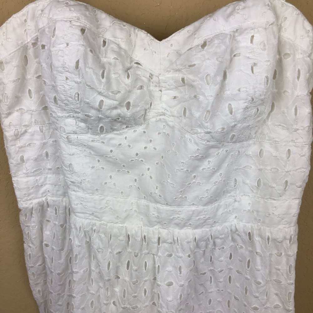 American Eagle Womens Dress, White Lace Size 6 - Picture 3 of 8